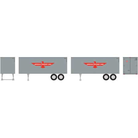 25' Trailers American President Line APL (2 Pack) - 7940 : HO