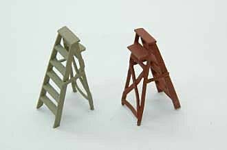 Step Ladder (2), Unpainted Metal Castings - 179 : HO
