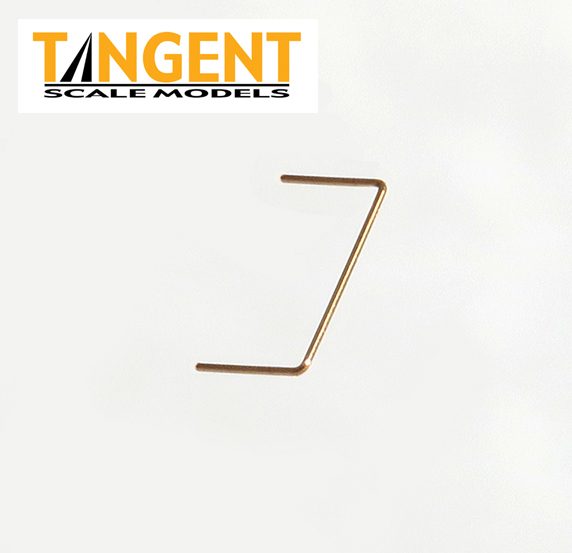 Phosphor Bronze 0.008″ Diameter 18" Straight Grab Irons qty-24 - 207 : HO