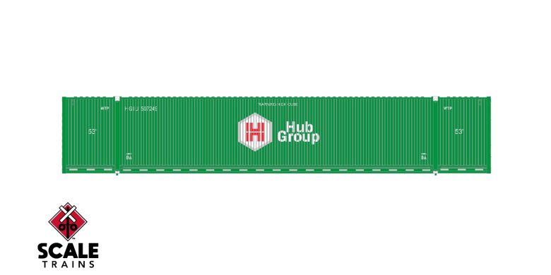 CIMC 53’ Corrugated Dry Container Hub Group HGIU 507249 - SXT11618 : HO