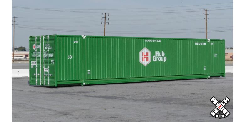 CIMC 53' Corrugated Dry Container, Hub Group 644218 - SXT10330 : N