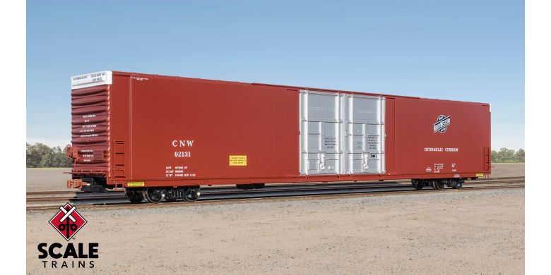 Operator HO Scale Thrall 86' High-Cube Double-Plug-Door Boxcar, Chicago & North Western/C&NW #92131 - SXT11796 : HO