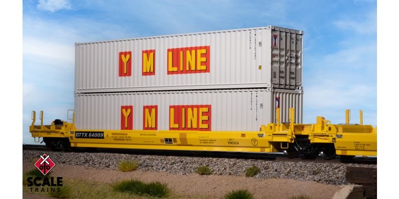 40’ Modern Angled Container, Yang Ming/Original Logo - SXT11856 : HO