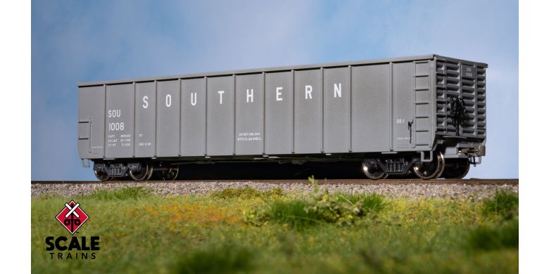 Operator HO Scale Pullman-Standard Silverside Coal Gondola, Norfolk Southern/Southern Low Claytor Lettering #1008 - SXT11904 : HO
