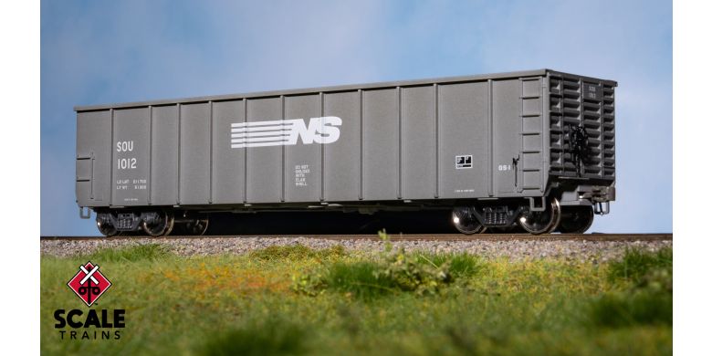 Operator HO Scale Pullman-Standard Silverside Coal Gondola, Norfolk Southern/SOU #1590 - SXT11956 : HO
