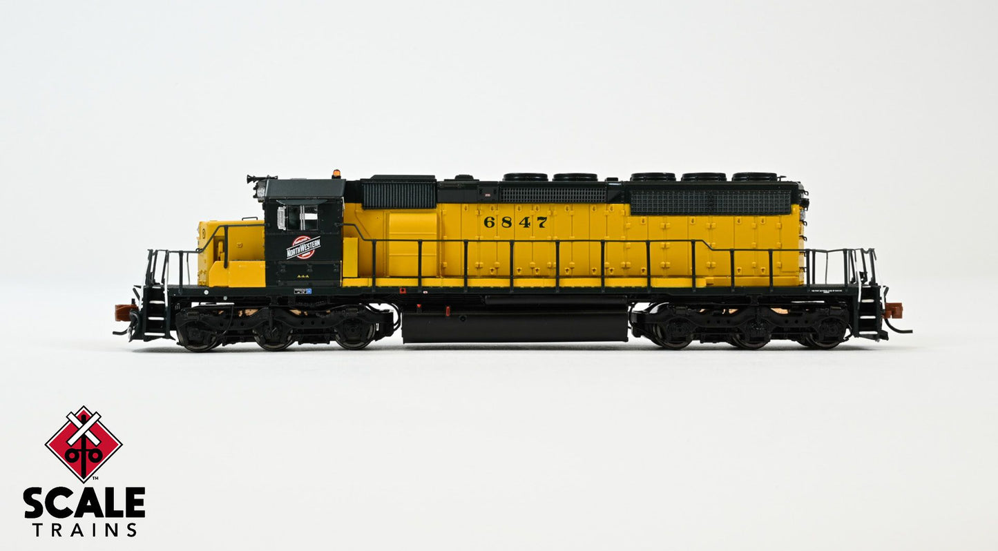 EMD SD40-2, Chicago & NorthWestern #6847 w/DCC & Sound - System Logo - 39383 : N