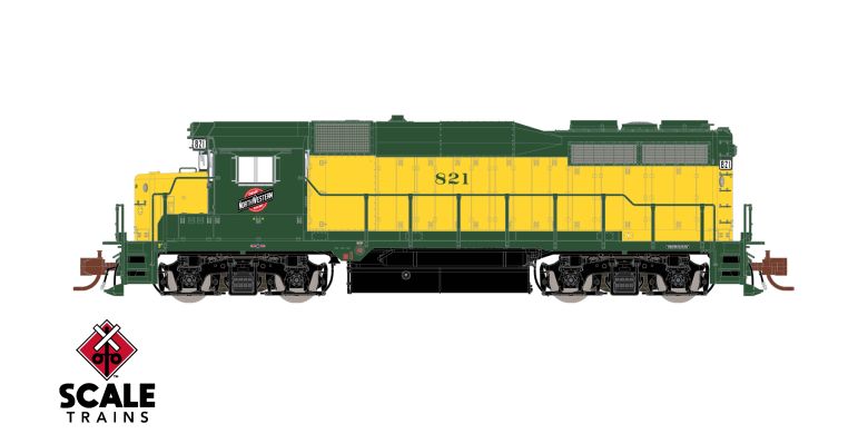 Rivet Counter N Scale EMD GP30, Chicago & NorthWestern/”OY” Repaint #821 DCC & Sound Equipped - 39947 : N
