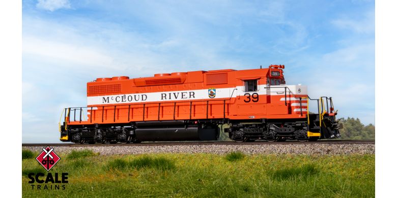 EMD SD38-2, McCloud River Railroad #39 , DC/DCC Ready - SXT41283 : HO