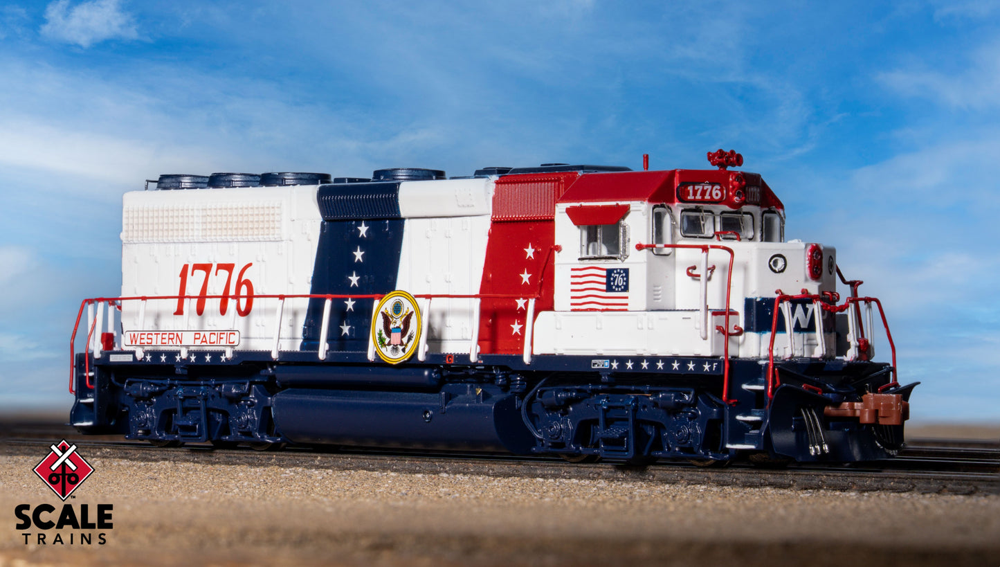 EMD GP40 Phase IIc, Western Pacific/Bicentennial #1776 DCC/Sound - SXT42005 : N
