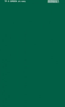 Trim Film Green Decal Sheet - TF-9 : HO
