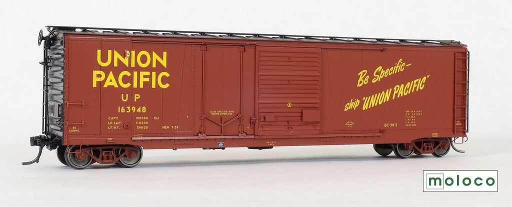 Omaha 50' Combo 15-2 boxcar, BC-50-5, Be Specific... Delivery scheme 1959, UP #164272 - 7505105 : HO