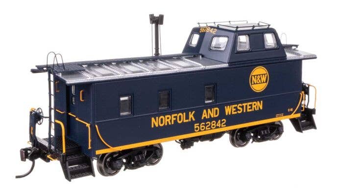 Wabash Streamlined Caboose - Ready to Run -- Norfolk & Western #562842 (blue) - 103607 : HO