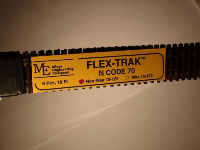 Code 70 Nonweathered Flextrack - 3 FT Long Sections Pkg(6) - 10122 : N