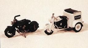 Classic 1947 Motorcycles (2) (Motorcycle/Vintage Tricycle Servi-Car) - 903 : HO
