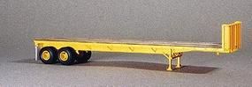 40 FT Trailmobile Flatbed Trailer - Construction Yellow - 5010 : HO