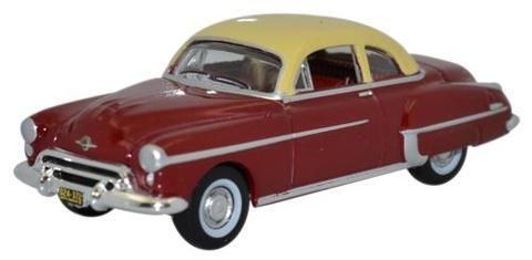 1950 Oldsmobile Rocket 88 Coupe Chariot Red/Canto Cream - 87OR50001 : HO
