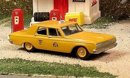 1964 Plymouth Savoy Taxi Kit - V264 : HO