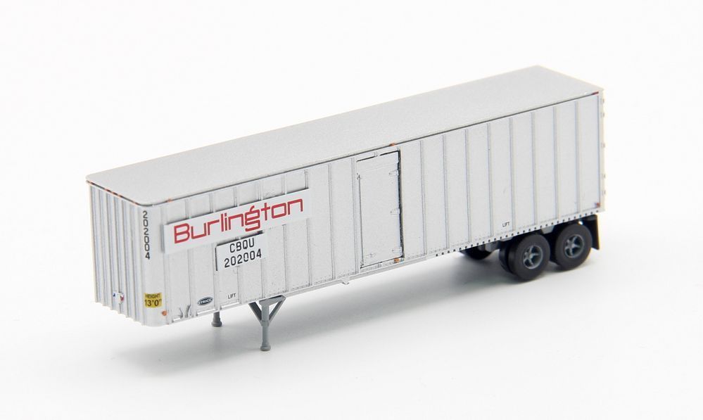 Flexi-Van 40 FT Exterior-Post Semi Trailer Burlington CB&Q 202023 - 4040406 : N