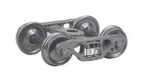 Barber S-2 70-Ton Roller Bearing Fully Sprung Metal Trucks w/Code 110 33" Smooth-Back RP-25 Wheels - 518 : HO