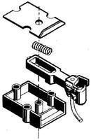 #1 Scale Coupler Body Mount w/Standard Draft Gear Box - 820 : G