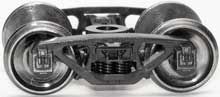 ASF 70ton A-3 Ride Control Trucks w/33" Semi-scale Metal Wheelsets - 210 : HO
