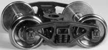 Barber S-2 50-Ton Trucks w/33" Semi-Scale Metal Wheelsets - 213 : HO