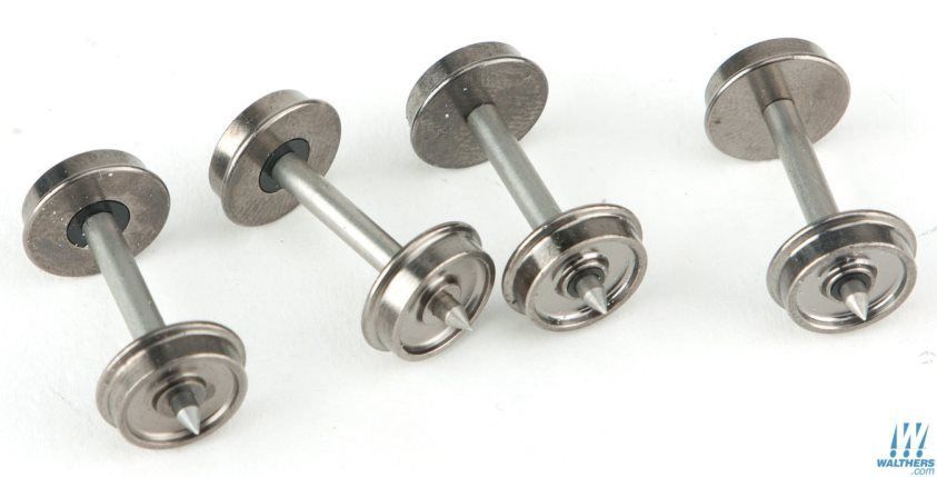 33 Inch Turned Metal Wheelsets 100/pk - 2304 : HO