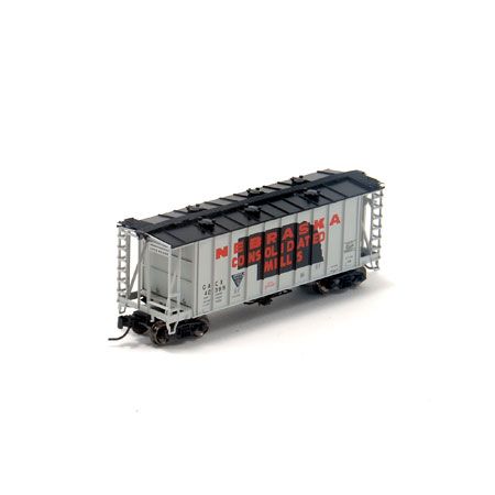 GATC 2600 Airslide Covered Hopper Nebraska Consolidated Mills GACX 42399 - 23093 : N