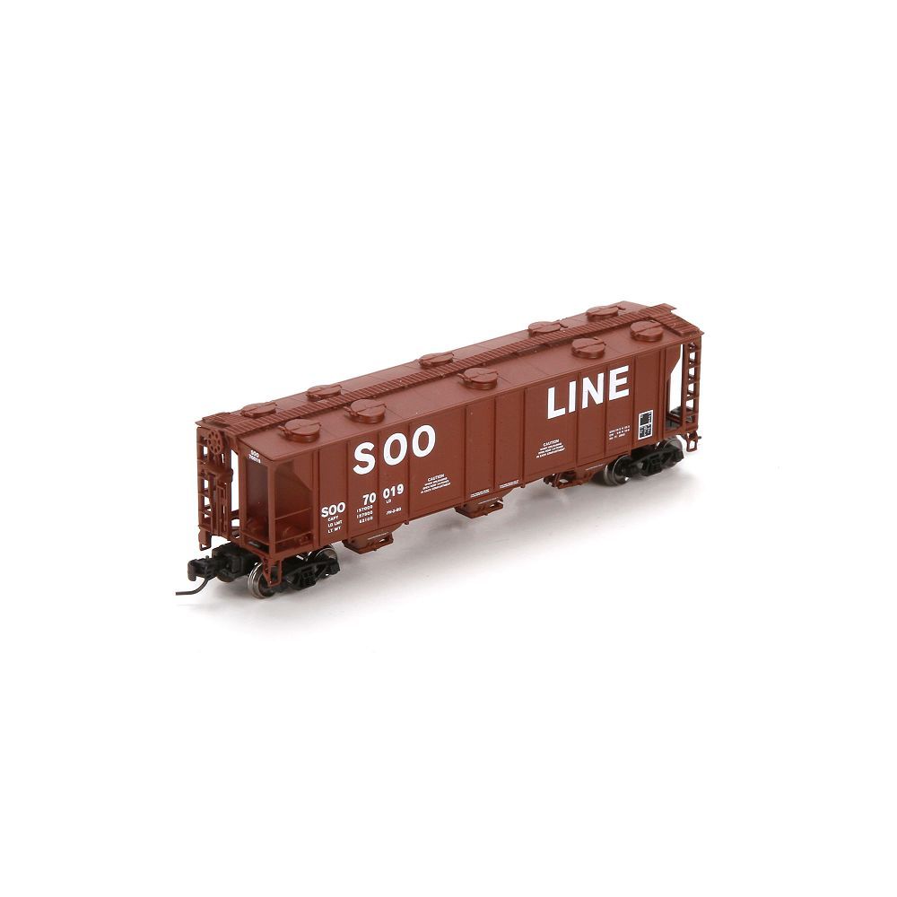 PS-2 2893 2-Bay Covered Hopper SOO Line - 23855 : N