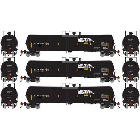 30K Gal Ethanol Tank Abengoa Bioenergy GATX 202113, 202157, 202238 3-Pack #2 - 29887 : HO