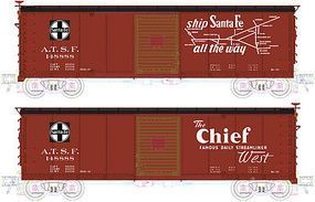 40' USRA Steel Rebuilt Boxcar ATSF/The Chief #148888-20003373 : HO