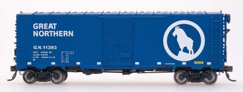 12 Panel 40 FT Boxcar Great Northern GN Big Sky Blue - 46003 : HO