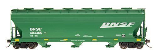 ACF 4650 Cubic FT 3-Bay Hopper Burlington Northern Santa Fe BNSF Railway - 47082 : HO