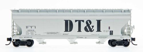 ACF 4650 Cubic FT 3-Bay Hopper Detroit Toledo & Ironton-67071 : N