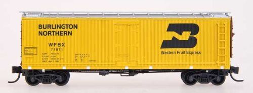 FGE 40 Ft. Wood Refrigerator Car Burlington Northern WFBX - 67727 : N