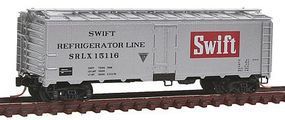 Micro-Trains - 40 FT Steel Ice Reefer Swift Refrigerator Co. SRLX - 05900180 : N