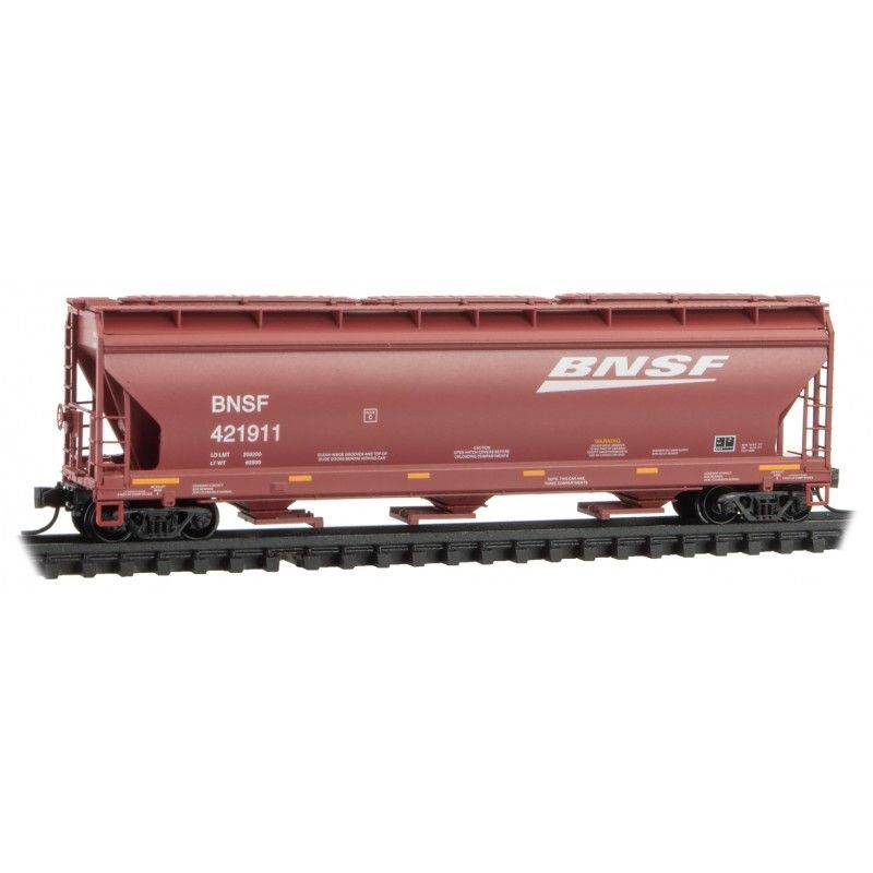 ACF 3-Bay Covered Hopper Burlington Northern Santa Fe-09400761 : N