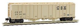 50 FT Airslide Covered Hopper CSX CSXT 203420 - 09800031 : N