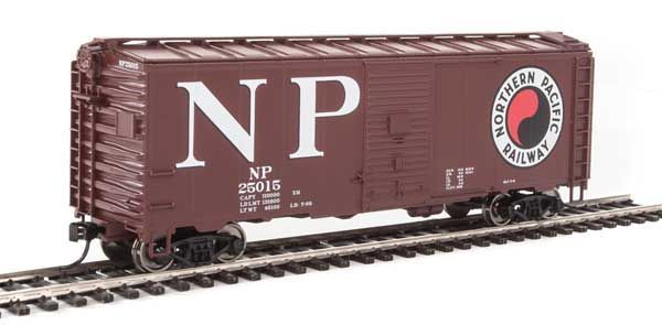 40' AAR 1944 Boxcar Northern Pacific NP 25015 - 1347 : HO