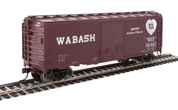 40' ACF Welded Boxcar w/8' Youngstown Door Wabash WAB 90207 - 2266 : HO