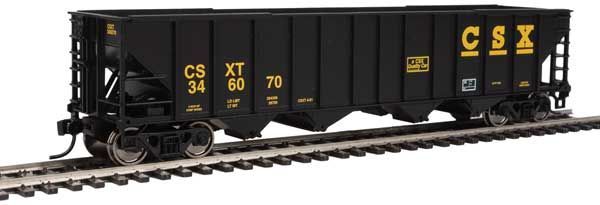 50' 100-ton 4-bay Open Hopper CSXT 346070 - 1989 : HO