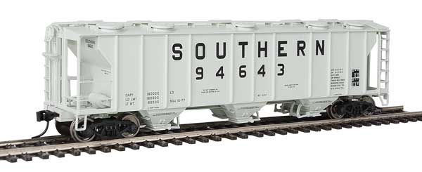 50' PS-2 2893 3-Bay Covered Hopper Southern Railway SOU 94643 - 7034 : HO