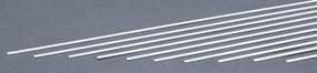 .030" X .100" Opaque White Polystyrene Strip - 14" Long - 135