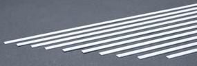 .040" X .250" Opaque White Polystyrene Strip -14" Long - 149