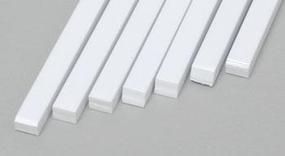 .100" X .125" Opaque White Polystyrene Strip -14" Long - 176