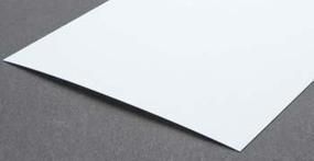 .020" Opaque White Polystyrene "N" Scale Freight Car Siding - 2020 : N