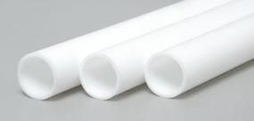 .344" (8.3mm) OD Opaque White Polystyrene Tubing 2-Pack - 231