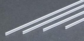 .100" (2.5mm) Opaque White Polystyrene I-Beam 4 pieces - 273