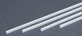 .100" (2.5mm) Opaque White Polystyrene H-Column 4 Pieces - 283