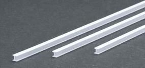 .156" (4.0mm) Opaque White Polystyrene H-Column 3 Pieces - 285